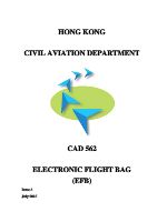 香港民航部 电子飞行包 CAD 562 ELECTRONIC FLIGHT BAG (EFB).pdf