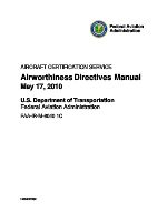 Airworthiness Directives Manual 适航指令手册 May 17, 2010.pdf