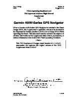Pilot’s Operating Handbook and FAA Approved Airplane Flight Manual Supplement For Garmin 400W-Series GPS Navigator.pdf