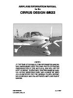 西瑞22飞机信息手册 AIRPLANE INFORMATION MANUAL for the CIRRUS DESIGN SR22_split_1.pdf