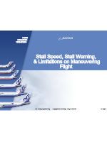 FLIGHT OPERATIONS ENGINEERING Stall Speed, Stall Warning, & Limitations on Maneuvering Flight.pdf