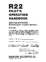 罗宾逊R22直升机飞行员操作手册 R22 PILOTS OPERATING HANDBOOK.pdf