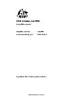 澳大利亚民航法 Australian Civil Aviation Act 1988.pdf